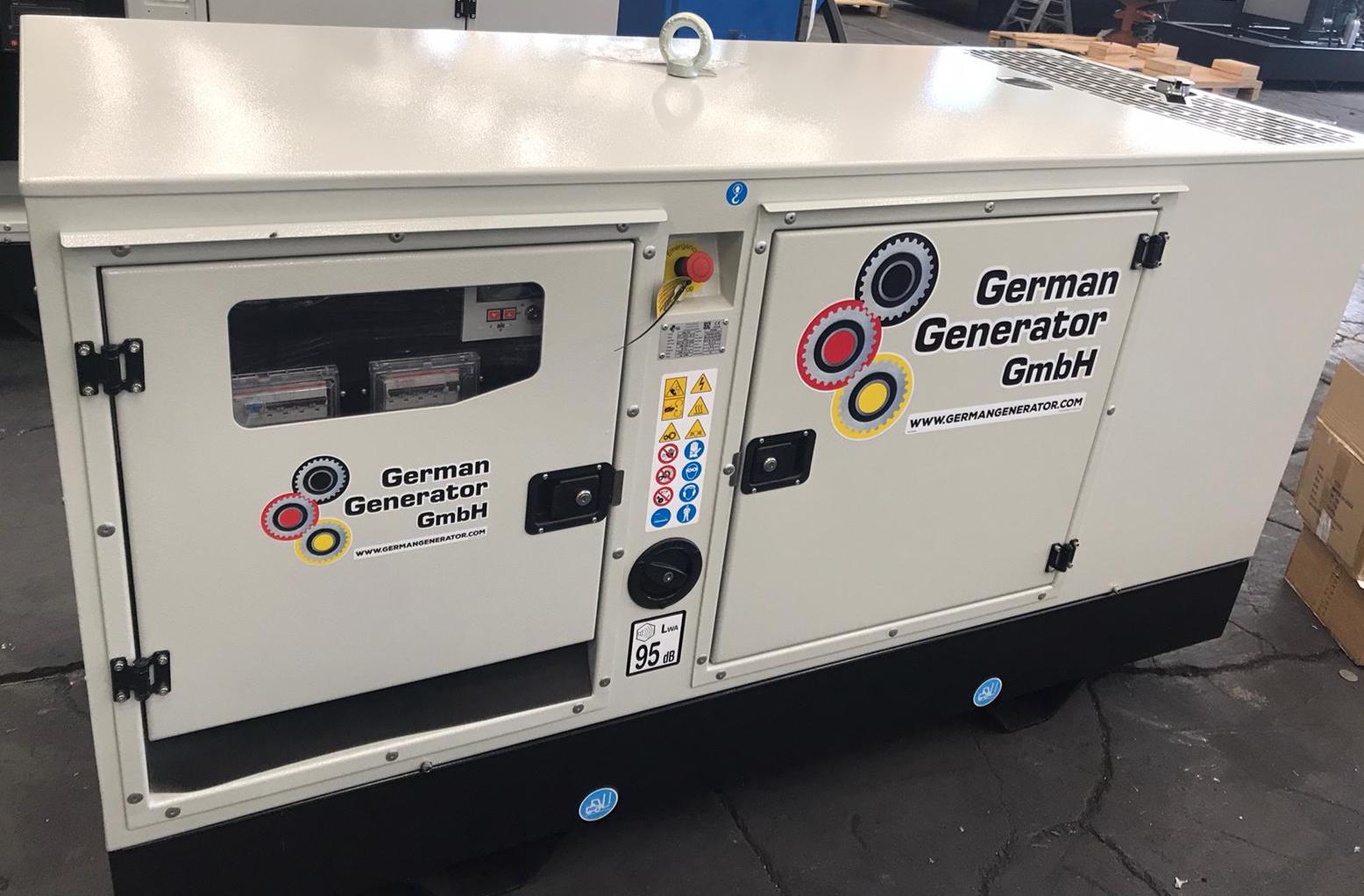 Soundproofed compact generator set 40 kVA with FPT-IVECO diesel engine and Stamford alternator