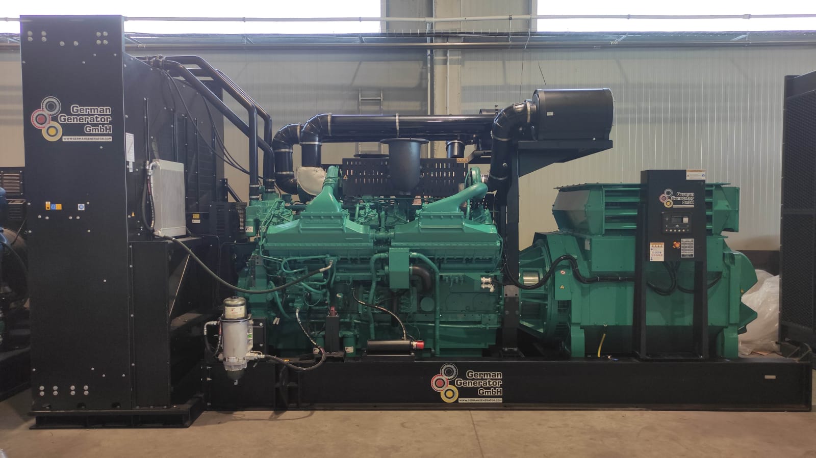 3 x parallel generator sets 2750 kVA with Cummins diesel engine and Stamford alternator