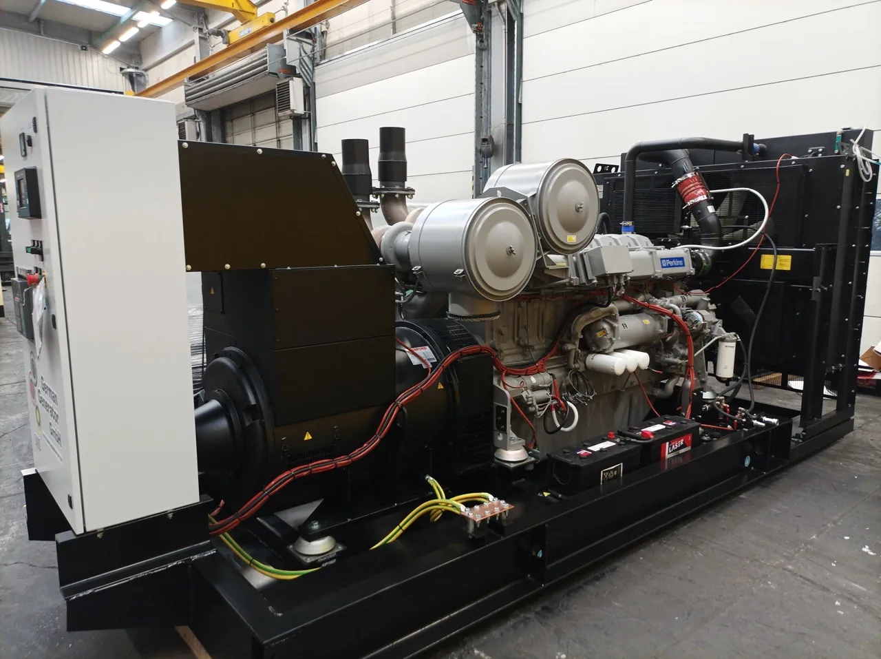 Offenes Notstromaggregat 1000 kVA mit Perkins Dieselmotor und Stamford Generator