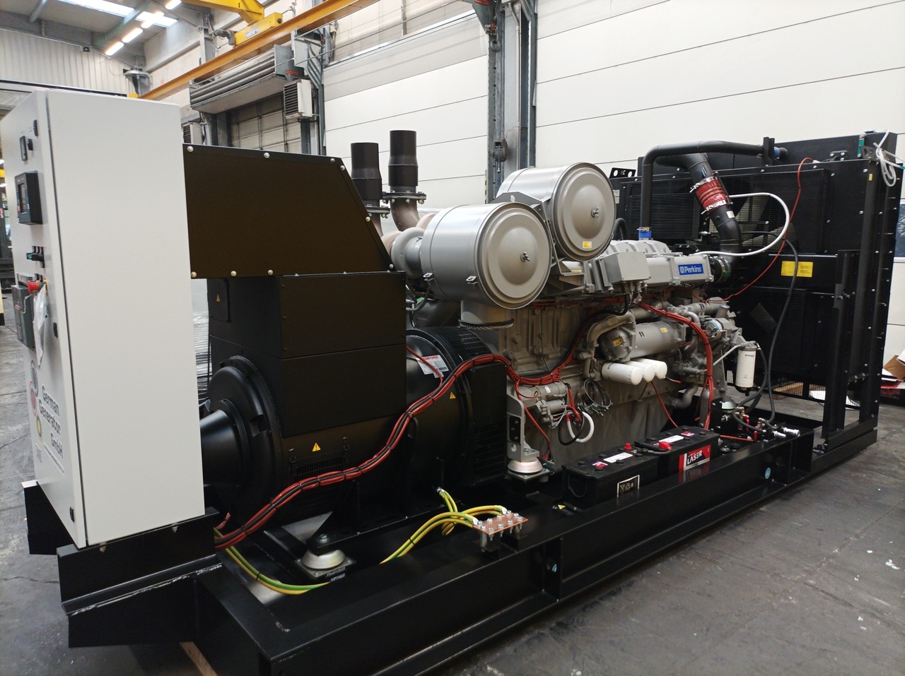 Open standby generator set 1000 kVA with Perkins diesel engine and Stamford alternator